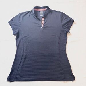 Women's Navy Adidas Polo Shirt